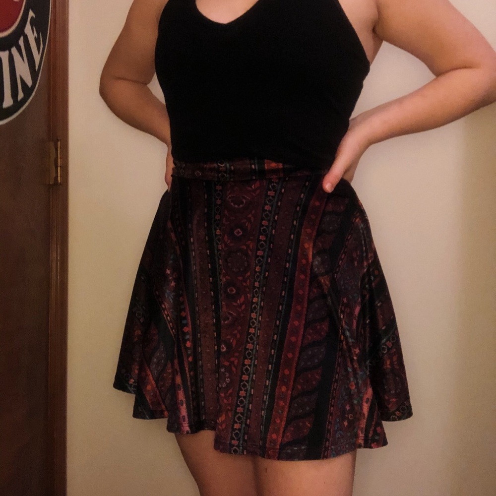Hollister printed skirt